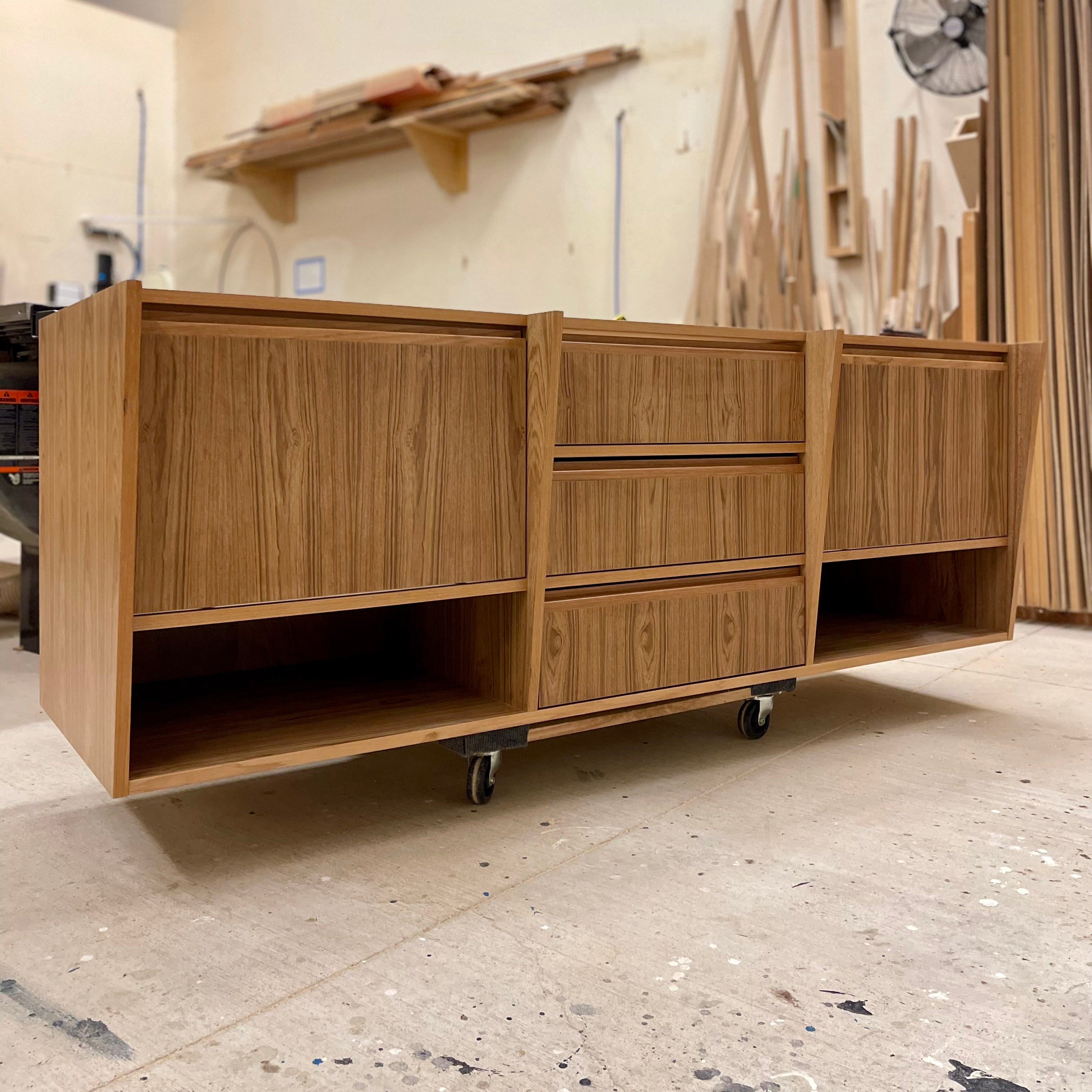 Barker Vanity In Teak