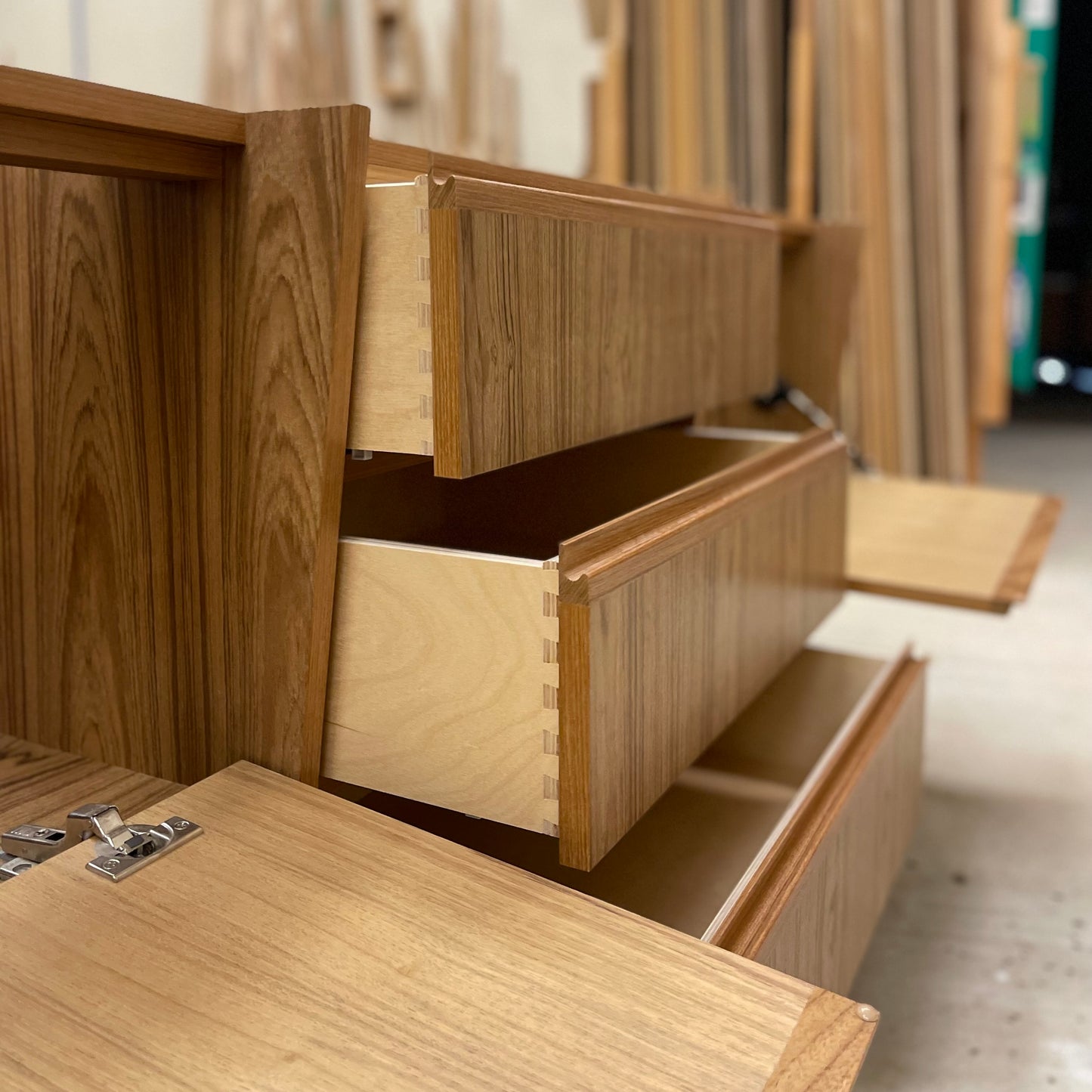 Barker Vanity In Teak