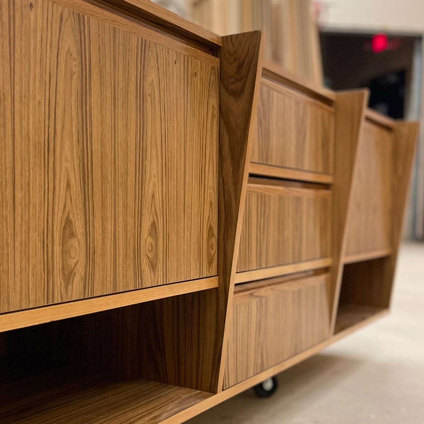 Barker Vanity In Light Teak